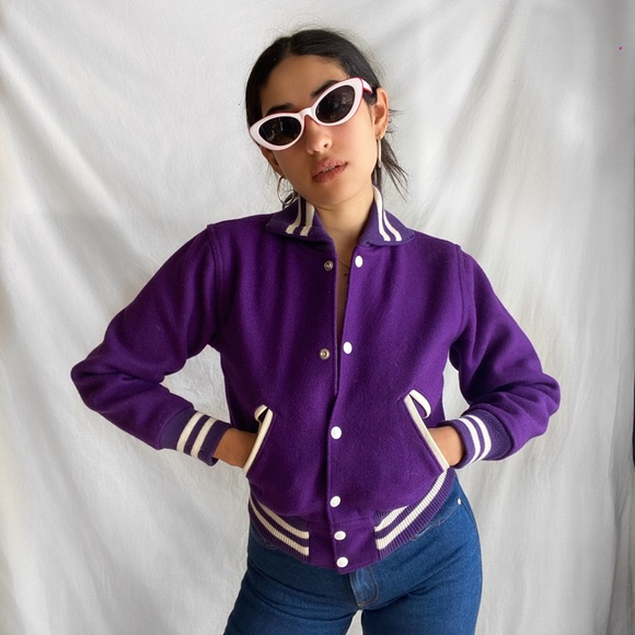 VINTAGE BOWIE LETTERMAN JACKET 🏹🏹 - Picture 4 of 10